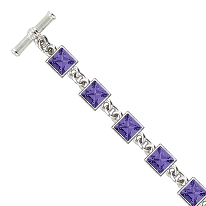 Val Bracelet Sm Square B2099 Tanzanite