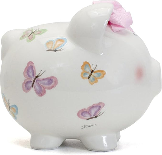 Petite Papillion Piggy Bank 36891