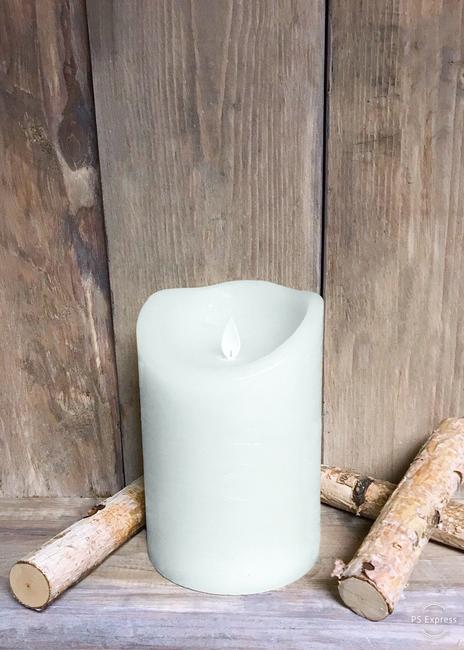 LED Rustic White 4x6 Candle  1574W