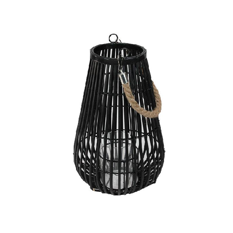 Tear Candle Lamp Black Sm 12879