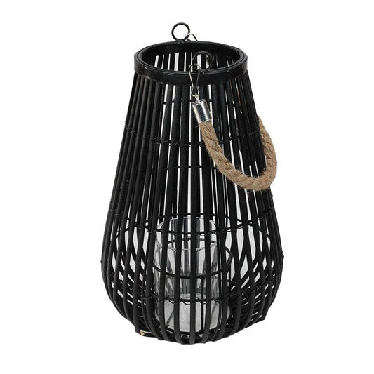 Tear Candle Lamp Black Lrg 12877