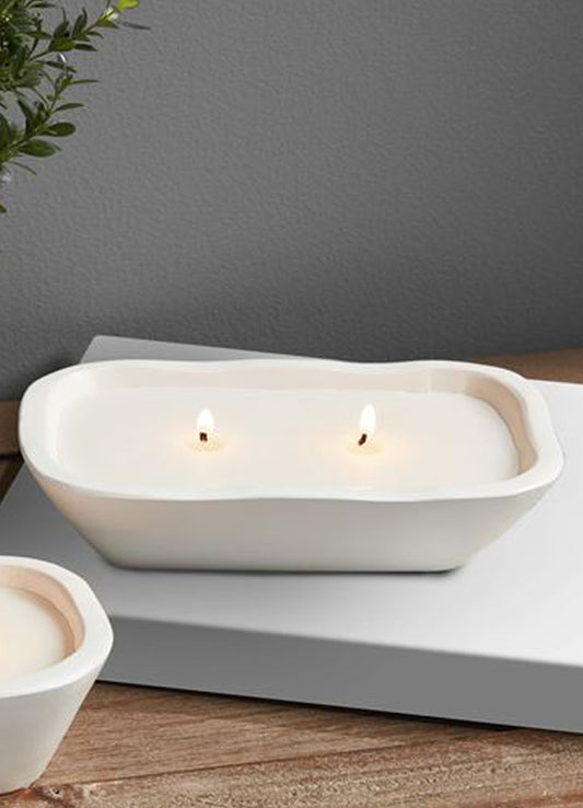 LG White Petite Bowl Candle - M49800190L