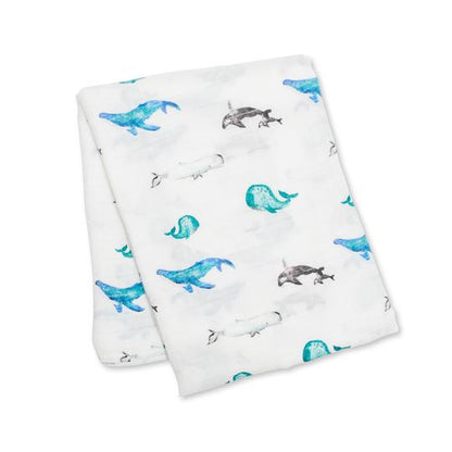 Lulujo Baby Muslin Swaddle Blanket