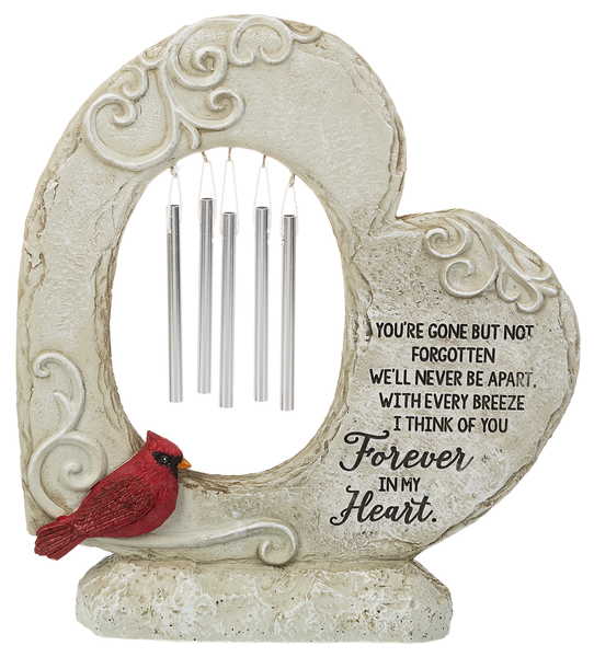 Wind Chime Cardinal - Forever in my Heart ER65322