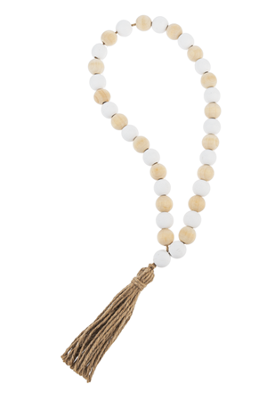 Natural/White Bead Loop CB178975