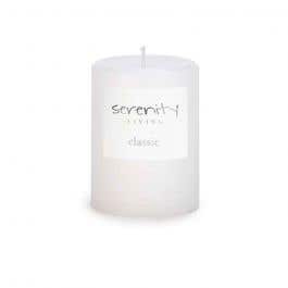 Real Wax White Candle 4"