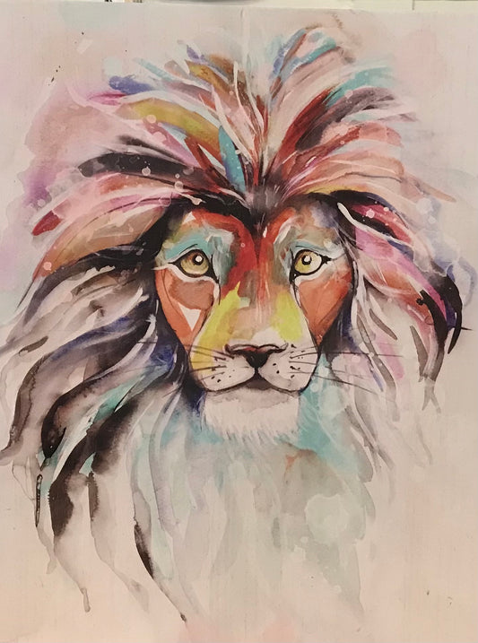 Lion Print 14" x 18"